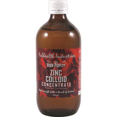 Fulhealth Industries High Purity Zinc Colloid Concentrate 500ml